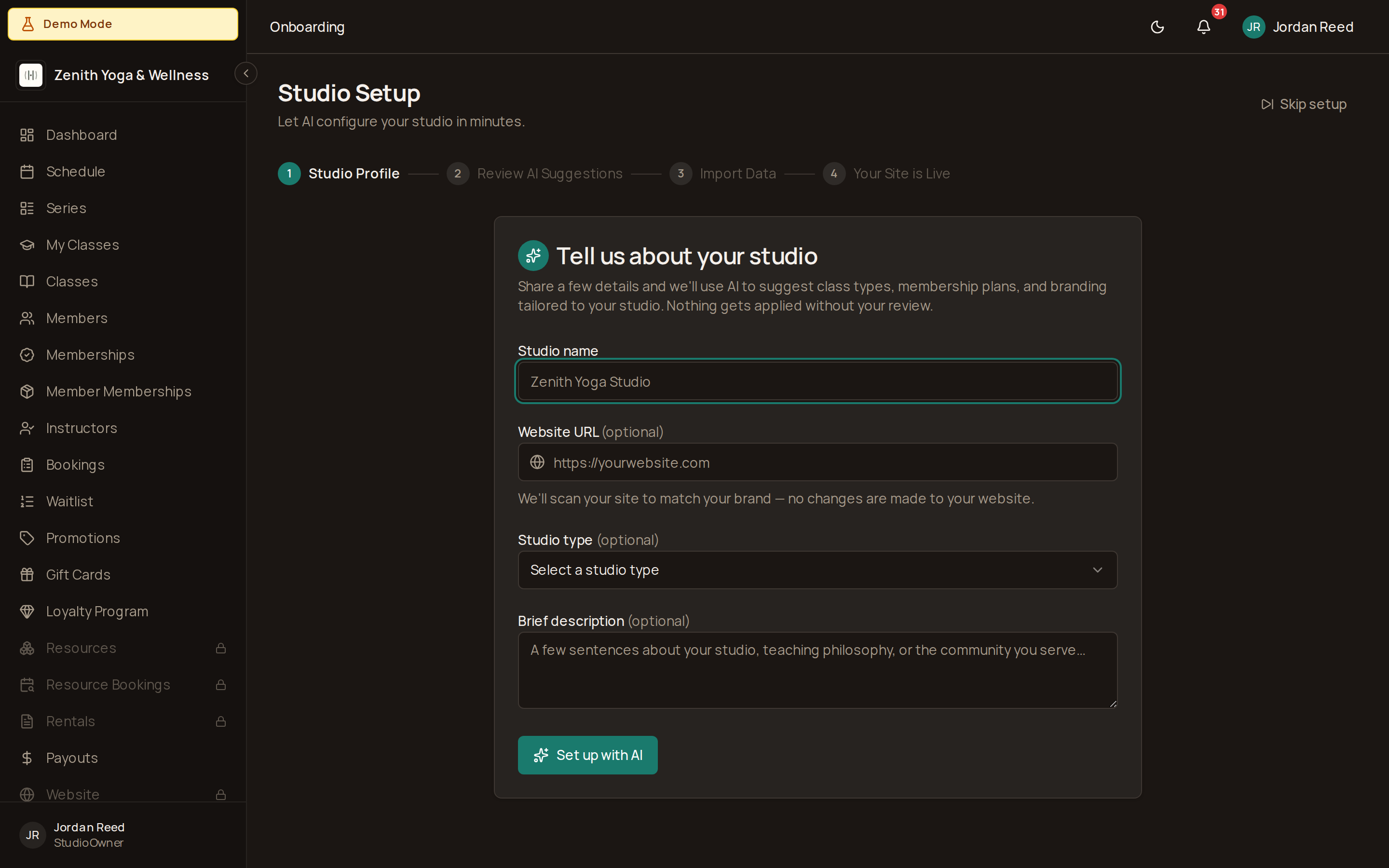 Tell us about your studio